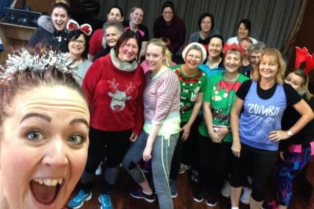 One of Suzi's classes in Northampton
