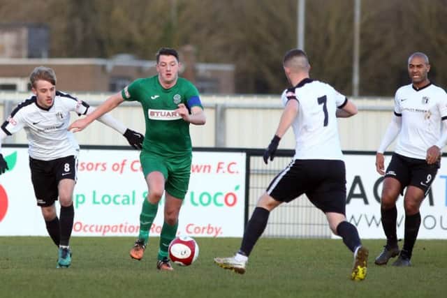 Action from the Steelmen's New Year's Day loss