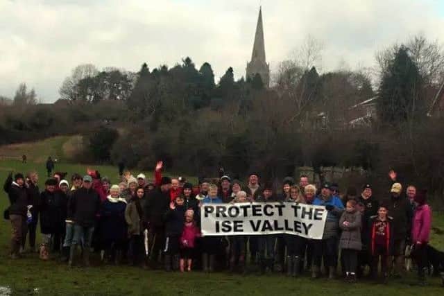 Campaigners on a previous walk highlighting the area's beauty. NNL-180301-114131005
