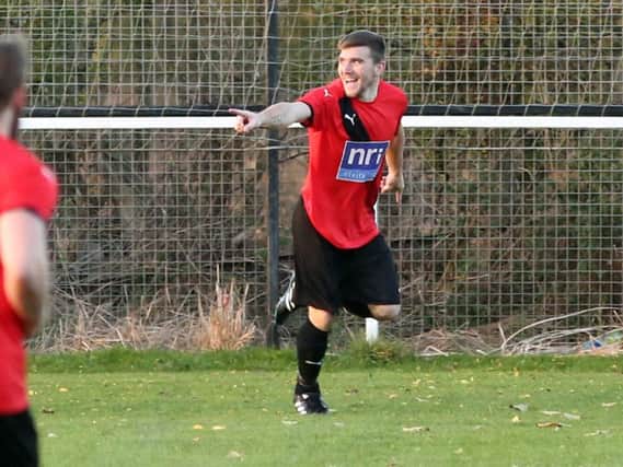 Nathan Heycock hit a hat-trick for in-form Irchester United last weekend. The Romans make the short trip to local rivals Thrapston Town in the quarter-finals of the NFA Junior Cup on Saturday