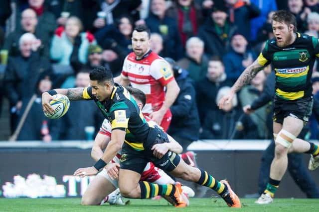 Ken Pisi started the scoring for Saints (pictures: Kirsty Edmonds)