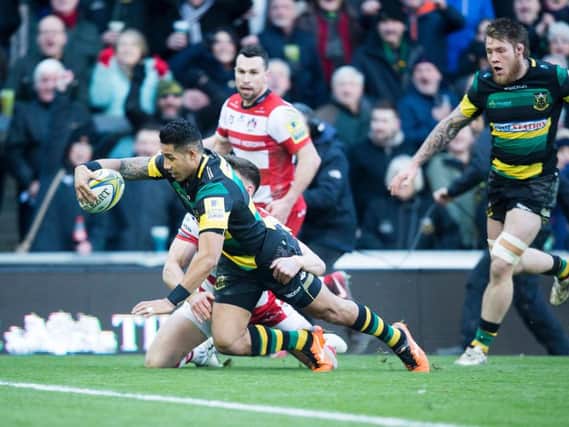 Ken Pisi started the scoring for Saints (pictures: Kirsty Edmonds)
