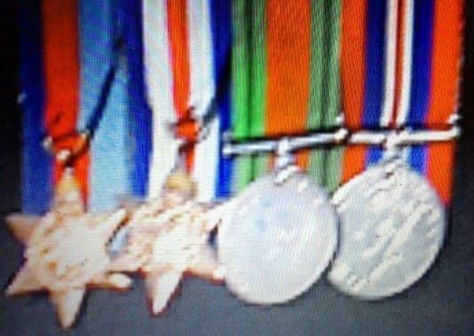 The stolen medals