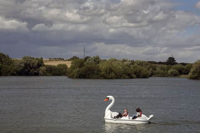 The lake at Rushden Lakes