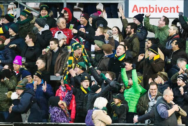 The Saints supporters were able to celebrate a long-awaited success last Saturday (picture: Kirsty Edmonds)