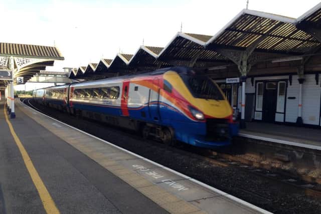 East Midlands Trains at Kettering railway station NNL-140514-153440001