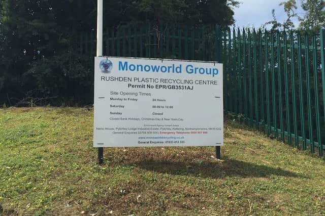 The Monoworld site in Rushden