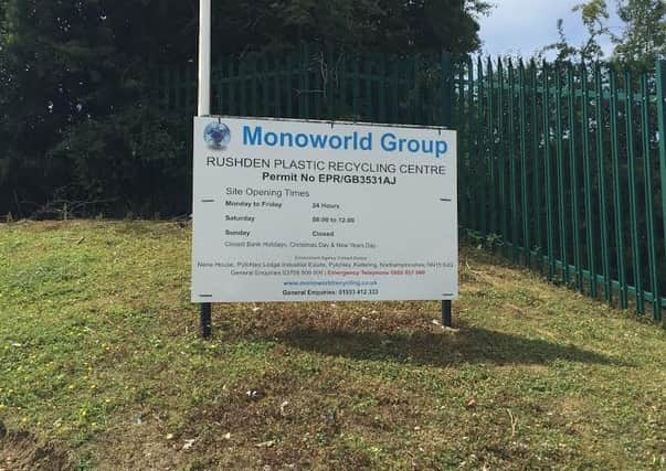 The Monoworld site in Rushden