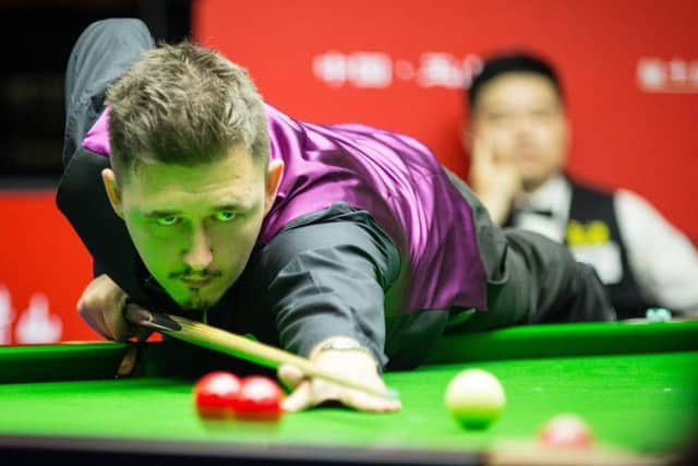 Kettering's Kyren Wilson takes on Barry Hawkins in the first round of the Dafabet Masters tomorrow night