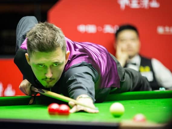 Kettering's Kyren Wilson takes on Barry Hawkins in the first round of the Dafabet Masters tomorrow night