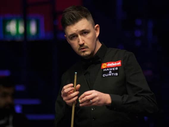Kyren Wilson beat Barry Hawkins in the first round at Alexandra Palace. Picture courtesy of World Snooker