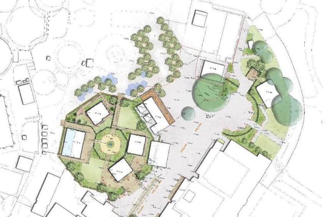 The plans for the park