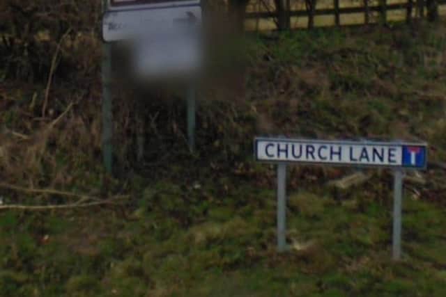 A house was broken into in Church Lane.