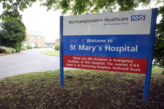 St Mary's Hospital in Kettering features in the video
