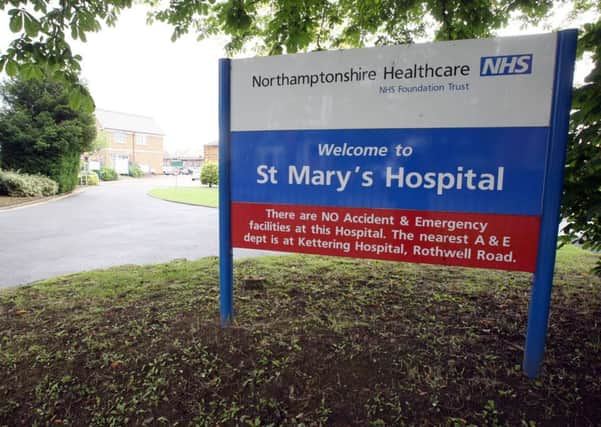 St Mary's Hospital in Kettering features in the video