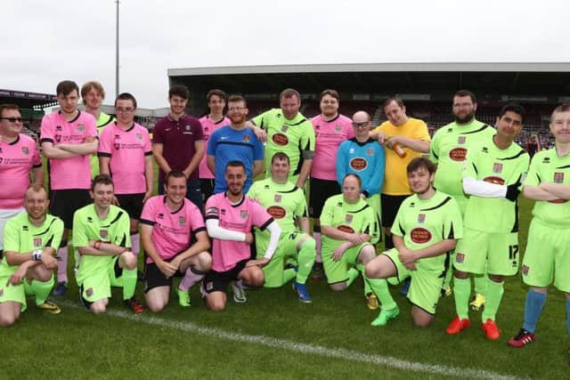Pictured: Northampton Town, Football in the Community group.