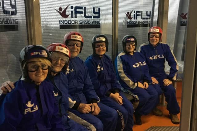 Members of Golden Years getting ready for the challenge