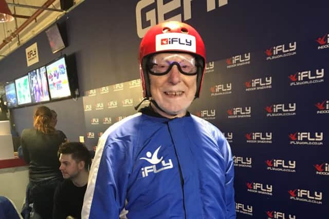 All set for the indoor skydive!