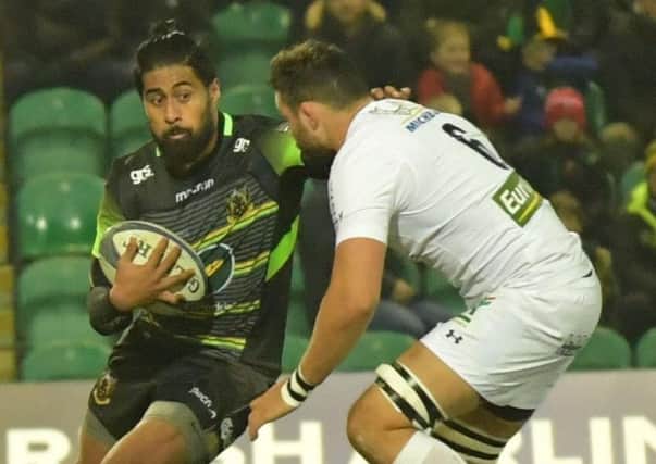 Ahsee Tuala was forced off in the game against Clermont Auvergne (picture: Dave Ikin)