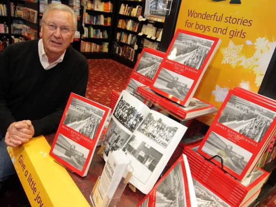 John Sellers pictured in 2011 following the release of his book Henry Gotch Schools 1939-2009. He was a very well-known figure in local football and was responsible for the formation of the Weetabix Youth League 40 years ago