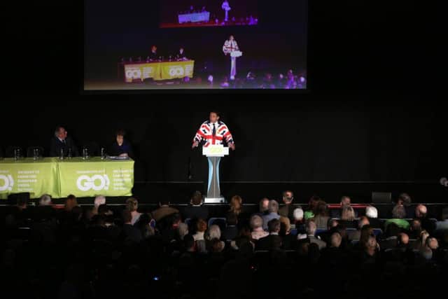 Mr Hollobone in his Union Jack jacket, mentioned by Mr Islip in his letter.