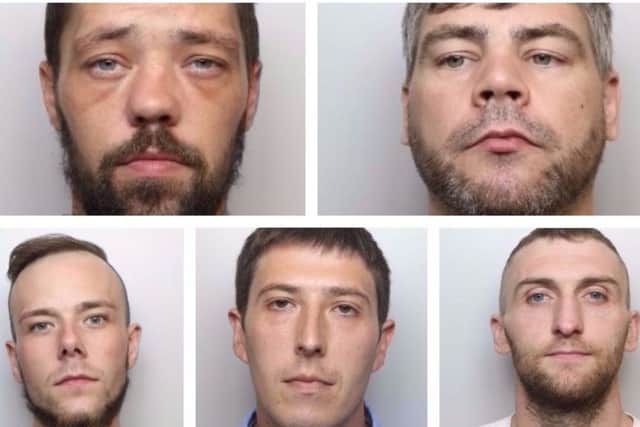 Clockwise, from top left: Grant Smith, Michael Cooper, Jay Buckland, Andrew Linnell and Dominic Watts. NNL-180131-091930005