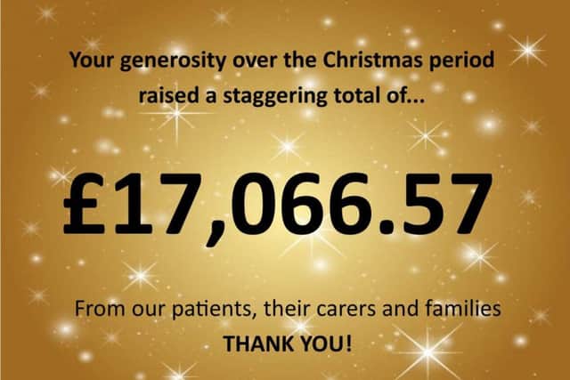 A thank you from everyone at Lakelands Hospice
