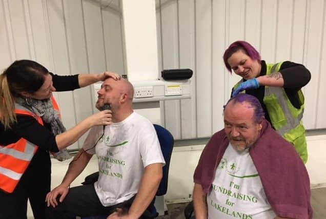 Jim and James are raising money for Lakelands Hospice