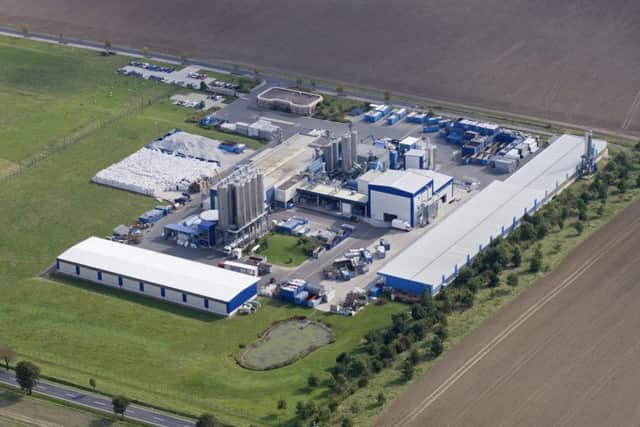 VEKA opened the first PVC-U recycling plant, in Europe, shown in this picture, at Behringen, Germany