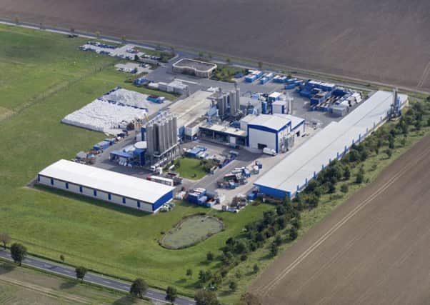 VEKA opened the first PVC-U recycling plant, in Europe, shown in this picture, at Behringen, Germany