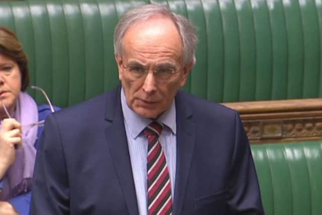 Peter Bone MP addresses the House of Commons