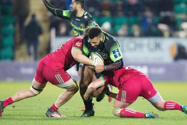 Jamal Ford-Robinson helped Saints to see off Harlequins last Friday (picture: Kirsty Edmonds)