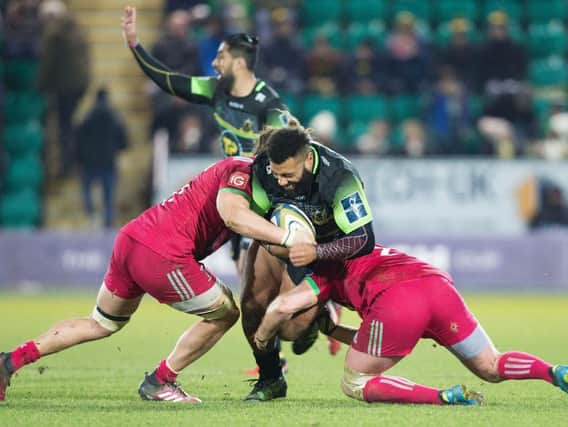 Jamal Ford-Robinson helped Saints to see off Harlequins last Friday (picture: Kirsty Edmonds)