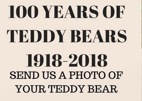 The project needs photographs of teddy bears from the past 100 years