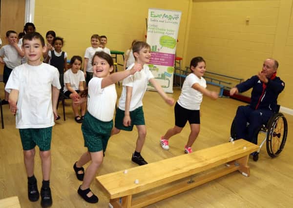 Sean Rose visited Priors Hall - A Learning Community  as part of the Sports for Schools scheme