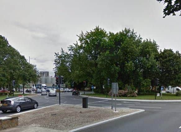 St Peter's Way roundabout.