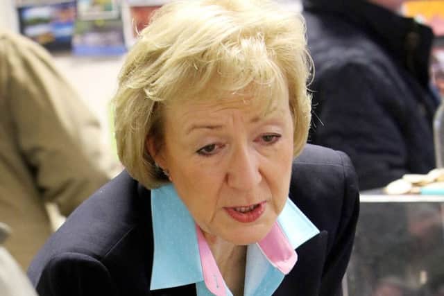 Andrea Leadsom MP on a recent visit to Middleton Cheney Library