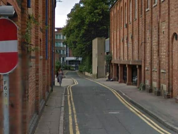 The incident happened in St Katherine's Street, in Northampton.