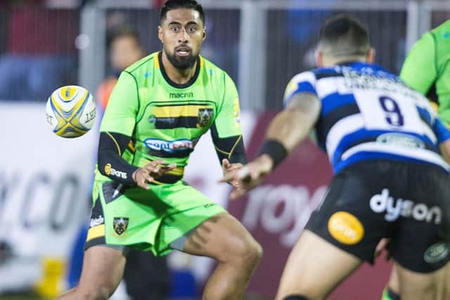 Ahsee Tuala knows new signing Taqele Naiyaravoro will pack a punch at Saints (picture: Kirsty Edmonds)