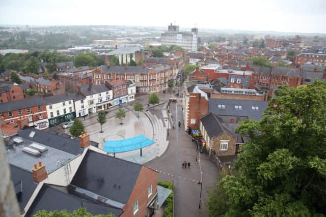 Kettering town centre.