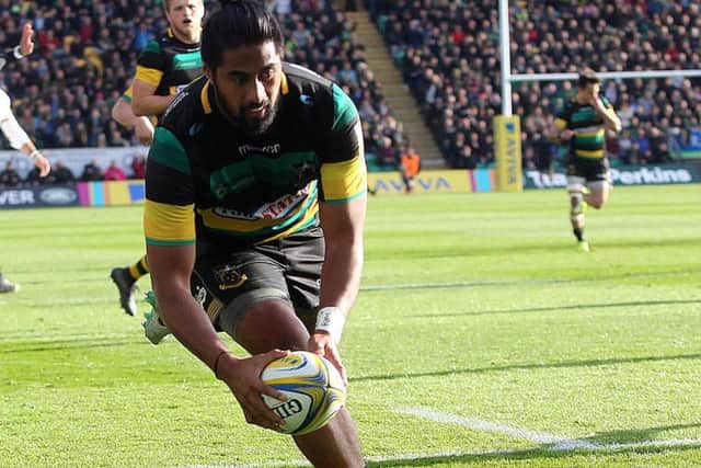 Ahsee Tuala knows the pressure will be on when Saints host London Irish today