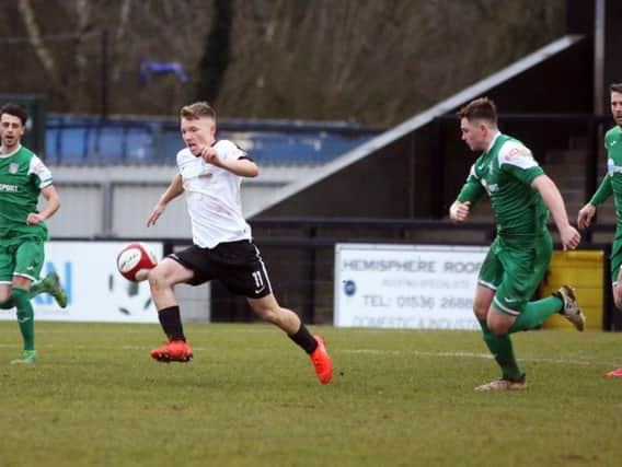 Jordon Crawford is one of three players who are struggling with injuries ahead of Corby Towns home clash with Loughborough Dynamo this weekend