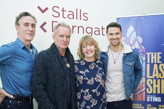 Joe McGann, Sting, Charlie Hardwick and Richard Fleeshman