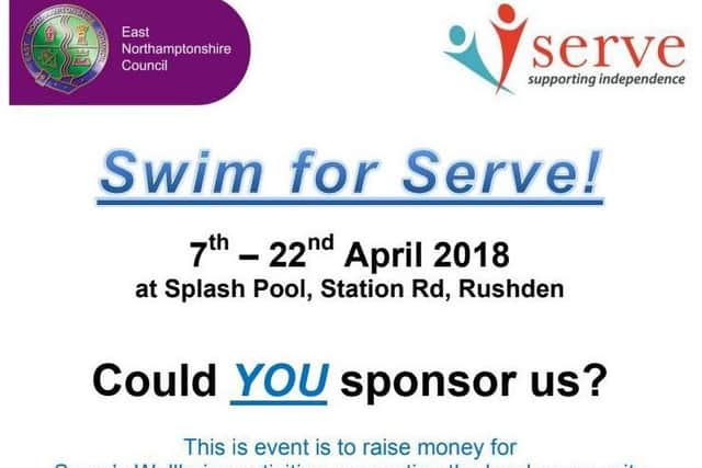 Swim for Serve is taking place in April