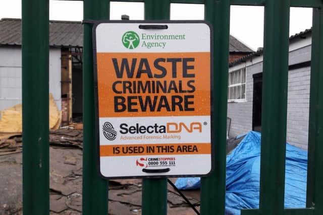 The Environment Agency has given the tenant six weeks to clear the rubbish. NNL-180219-153042005