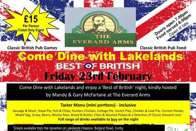 The fundraiser is taking place on Friday (February 23)
