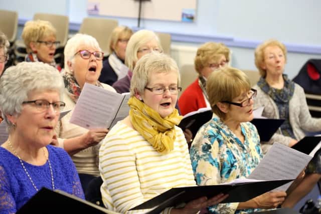 Cransley Choir: Kettering: Cransley Hospice Community Choir- the choir has grown from the scratch choir fundraiser in 2014.Monday February 19th 2018 NNL-180219-212613009