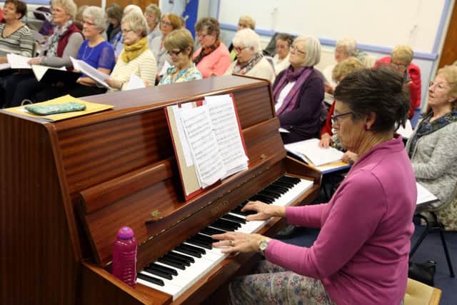 Cransley Choir: Kettering: Cransley Hospice Community Choir- the choir has grown from the scratch choir fundraiser in 2014.Monday February 19th 2018 NNL-180219-212521009