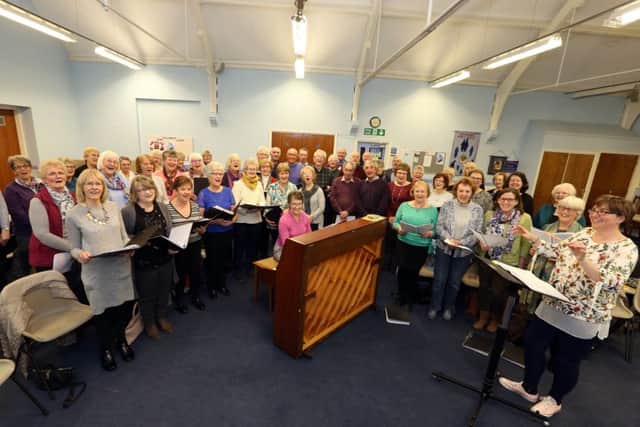 Cransley Choir: Kettering: Cransley Hospice Community Choir- the choir has grown from the scratch choir fundraiser in 2014.Monday February 19th 2018 NNL-180219-212414009