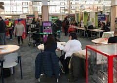 Last week's jobs fair in Wellingborough